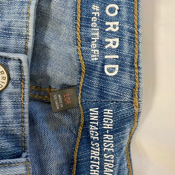 Torrid Light Blue High-Rise Stretch Jeans - Picture 4 of 5